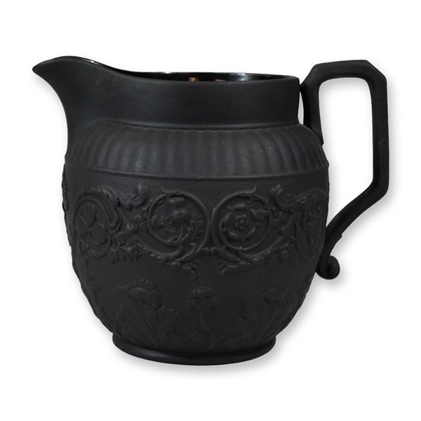 Wedgwood Black Basalt Union Pitcher