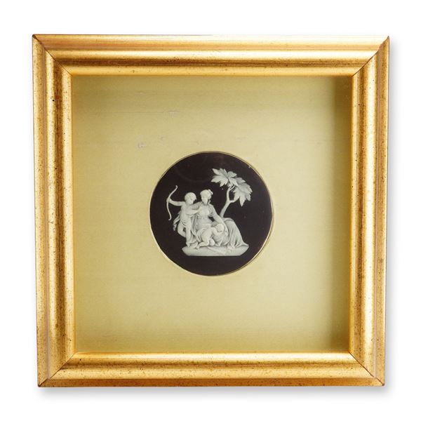 Wedgwood Neoclassical Black Jasperware Medallion