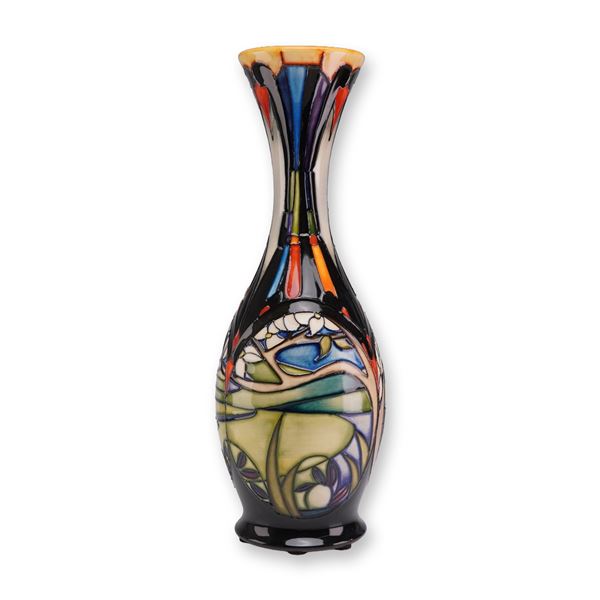 Moorcroft Pottery by Emma Bossons Made for Macintyre Vase, Vale of Aire