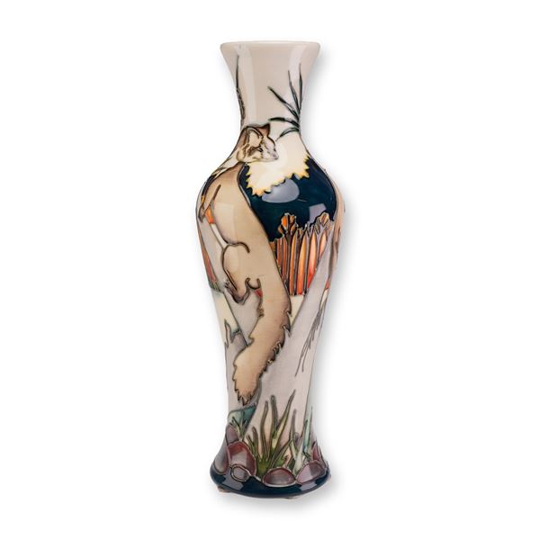 Moorcroft Pottery by Kerry Goodwin Earthenware Vase, Pine Marten