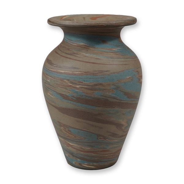 Niloak Missionware Swirled Agateware Pottery Vase