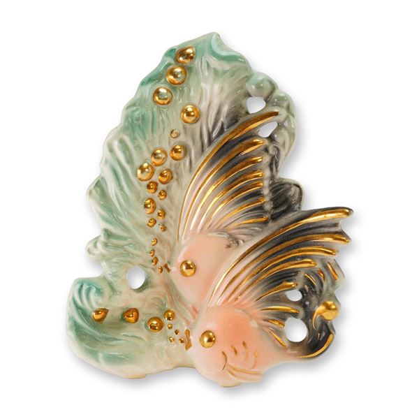 Hull Ebb Tide Angel Fish Figural Planter Vase