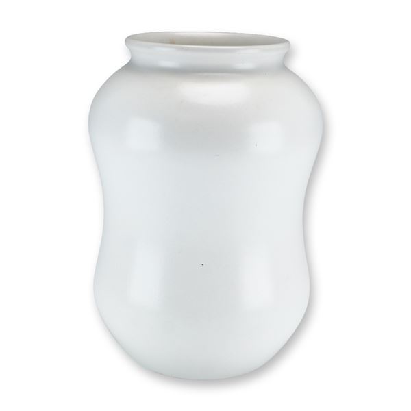 Wedgwood Norman Wilson White Glazed Pottery Vase Circa 1950