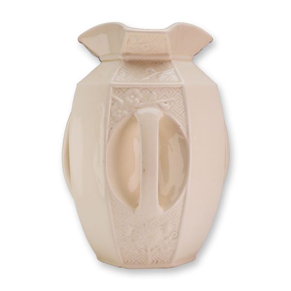 Wedgwood Oetzmann and Co Patent Four Handled Ironstone Vase