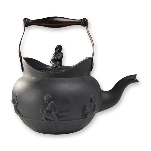 Wedgwood Black Basalt Tea Kettle