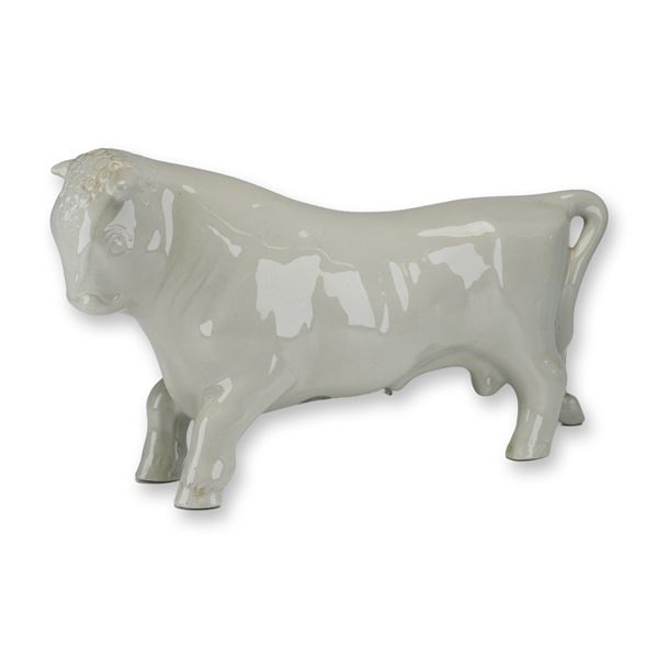 Wedgwood Arnold Machin Ferdinand the Bull Figurine in Celadon Glaze