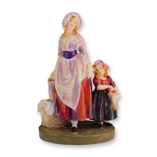 Doulton & Co. Porcelain Figurine, London Cry, Strawberries HN749