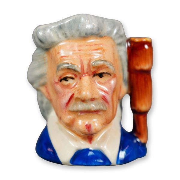 Royal Doulton Prototype Colorway Tiny Character Jug, Albert Einstein