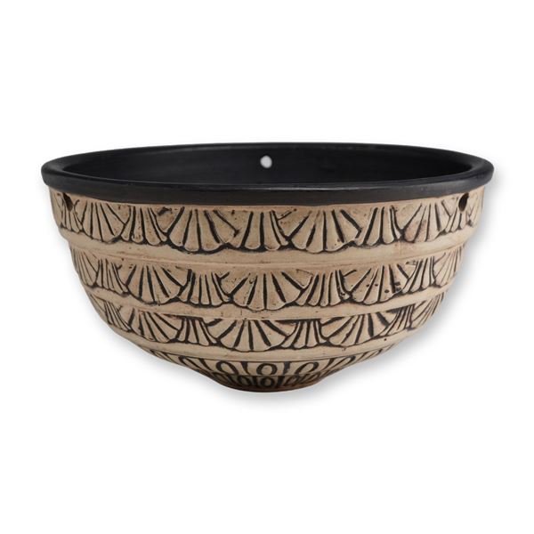 Weller Burntwood Pottery Hanging Planter