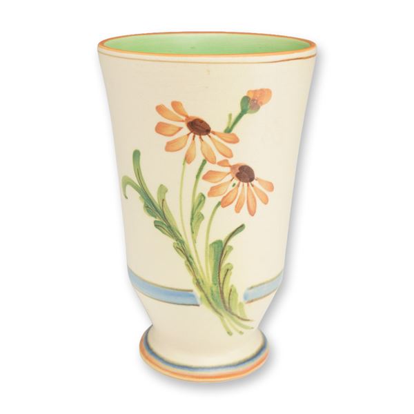 Weller Pottery Earthenware Vase, Bonito Daisy
