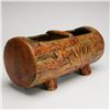 Image 2 : Weller Pottery Log Planter, Woodcraft