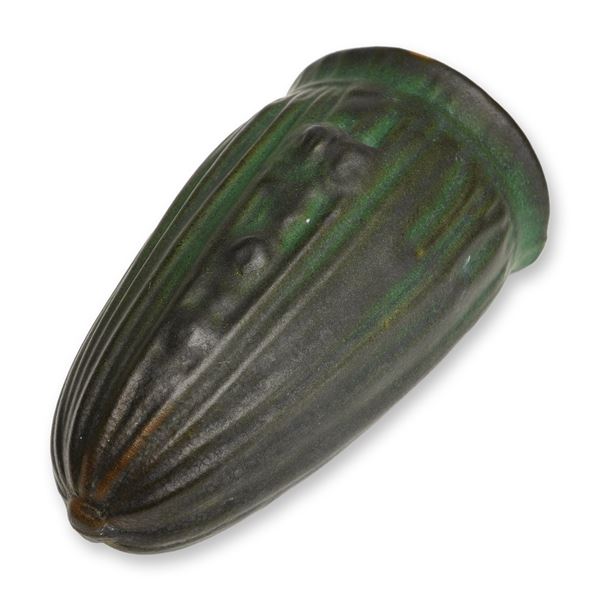 Weller Pottery Matte Green Wall Pocket