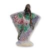 Image 1 : Weller Pottery Silvertone Fan Vase