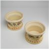 Image 2 : Pair of Weller Pottery Creamware Cachepots, Roma