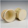 Image 3 : Pair of Weller Pottery Creamware Cachepots, Roma