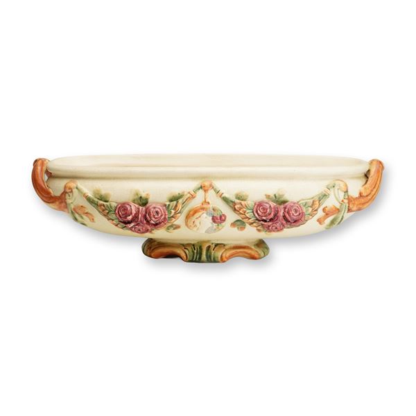 Weller Pottery Oval Console Bowl, Roma
