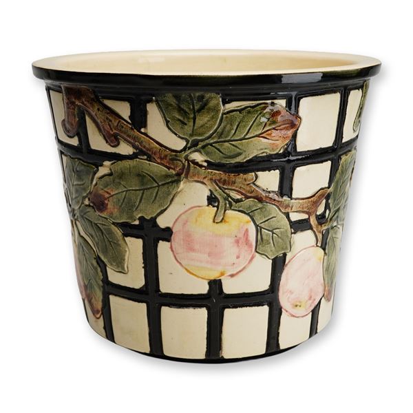 Weller Pottery Apple Tree Jardiniere, Rosemont