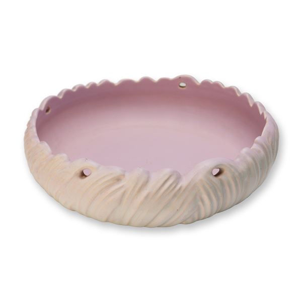 Weller Pottery Hobart Pink Bowl