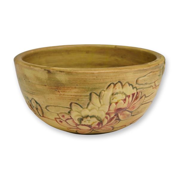 Weller Pottery Bowl, Water Lily
