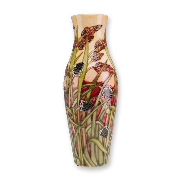 Moorcroft Pottery by Emma Bossons Limited Edition Vase, Savannah 2001