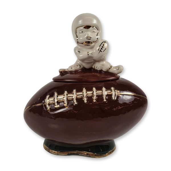 McCoy Pottery Boy on Football Cookie Jar