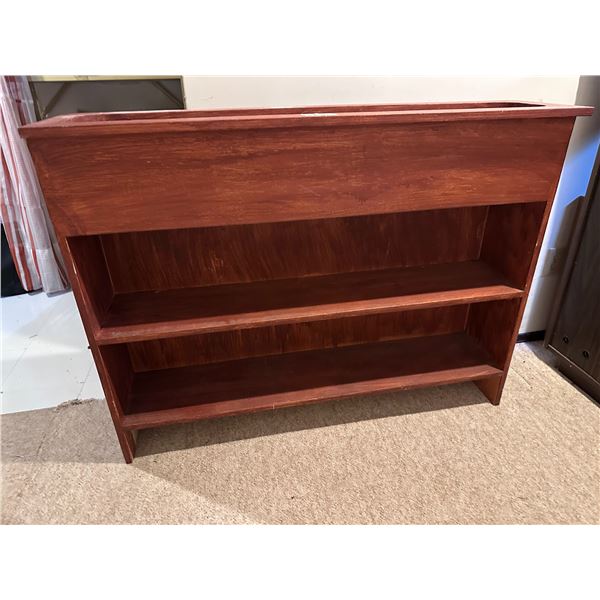 Wood shelf with built in planter