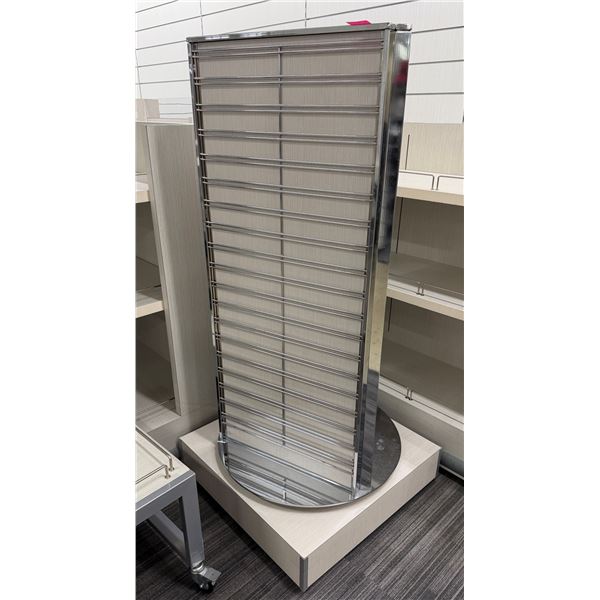 Triangular 3-Sided Display Grid 24" x 63"H