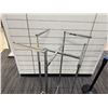 Image 2 : Chrome 4-Way Display Rack 25" x 25" x 57"H