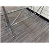 Image 4 : Chrome Butterfly Display Rack w/ Wheels 60" x 21" x 58"H