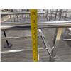 Image 8 : Chrome Butterfly Display Rack w/ Wheels 60" x 21" x 58"H