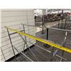 Image 6 : Chrome Butterfly Display Rack w/ Wheels 60" x 21" x 58"H