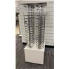 Image 1 : Specialty Chrome 4-Section Earring Spinner Display 26" x 73.5"H
