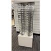 Image 1 : Specialty Chrome 4-Section Earring Spinner Display 26" x 73.5"H