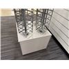 Image 6 : Specialty Chrome 4-Section Earring Spinner Display 26" x 73.5"H