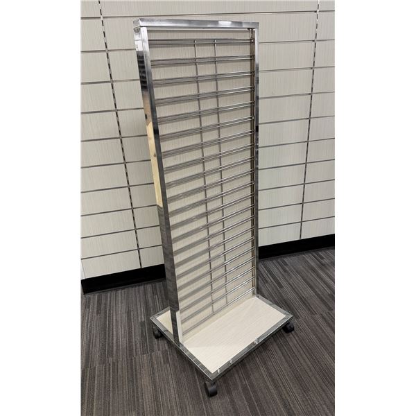 Chrome 2-Sided Display Grid 24" x 60"H
