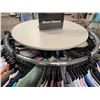 Image 2 : Circular Chrome 'Rounder' Display 33.5" Dia, 56"H (contents not included)