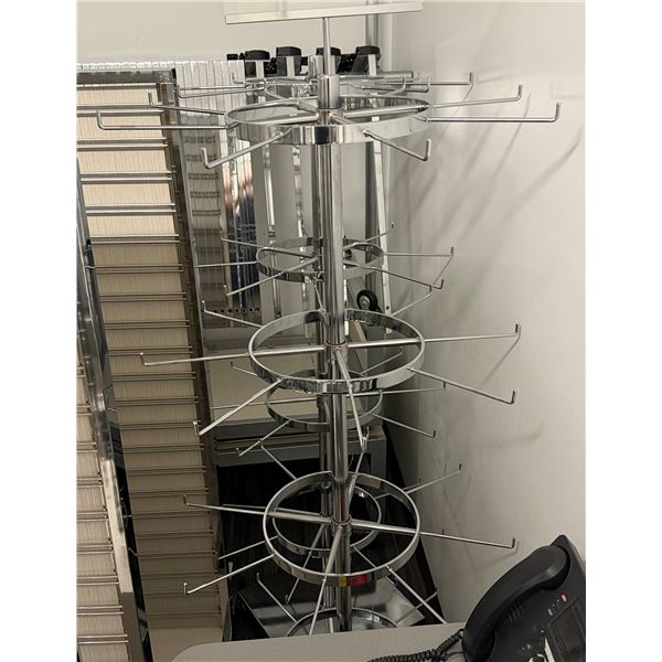 Chrome Sock Spinner Display Rack