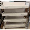 Image 1 : Chrome 4-Tier Underwear Bunker Display 50" x 36" x 62"H