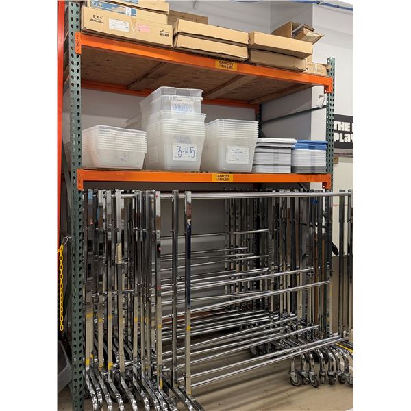 Warehouse Pallet Rack 101" x 48" x 10'H (contents not included)