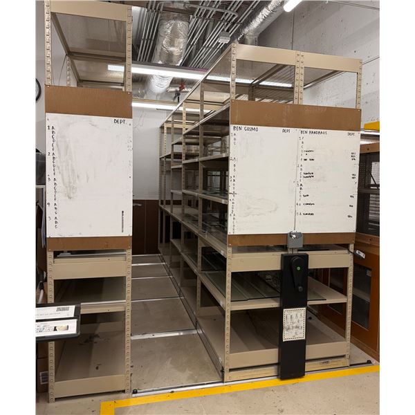 Pipp Mobile Mechanical-Assist Storage System 223" x 24" x 9'H (works - see video)