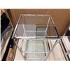 Image 2 : Short Metal & Glass Tower Display 20" x 20" x 36"H
