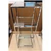 Image 1 : Medium Metal & Glass Tower Display 20" x 20" x 51"H