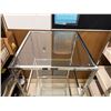 Image 2 : Medium Metal & Glass Tower Display 20" x 20" x 51"H