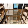 Image 4 : Tall Metal & Glass Tower Display 20" x 20" x 66.5"H