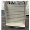 Image 1 : Large 2-Sided Grid Display w/ Mirror Top 48" x 26" x 59"H