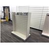 Image 2 : Large 2-Sided Grid Display w/ Mirror Top 48" x 26" x 59"H
