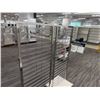 Image 4 : Qty 2 Chrome Open Grid Displays 24" x 22" x 63"H