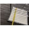 Image 8 : Qty 2 Chrome Open Grid Displays 24" x 22" x 63"H