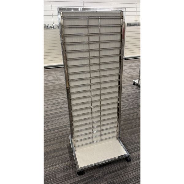 Chrome 2-Sided Display Grid 24" x 22" x 63"H