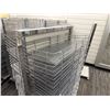 Image 5 : Chrome 2-Sided Display Grid w/ Baskets (baskets vary)